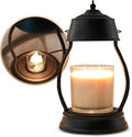 Candle Warmer Lamp Enhances Home Ambiance - Includes 2H/4H/8H Timer And 2 Bulbs - Perfect Lantern for Scented Candles, Wax Melts, Essential Oils - Dimmable Top Down Melter With No Flame, Soot Or Smoke