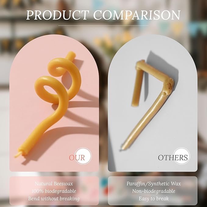 8 inch 100% Pure Natural Prayer Candle 50pcs-60min Burn Time Candles-Dripless and Smokeless for Prayer,Thanksgiveing,Family, Wedding,Men,Relax