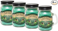 Balsam Pine Scented Mini Mason Jar Candle by Our Own Candle Company, 3.5 Ounce (4 Pack)
