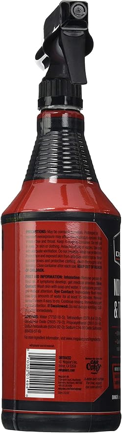 Meguiar's Non Acid Wheel & Tire Cleaner, Drtu14332, 32 oz, 6 Bottles/Case