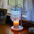 Candle Warmer Lamp with Timer Dimmer and 3 Bulbs, Lamp Candle Warmer with Marble Base,Wax Melt Warmer for Jar Candles, Birthday Gifts for Women Mom, House Warming Gifts New Home Decor