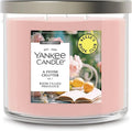 Yankee Candle x Reese’s Book Club, A Fresh Chapter, Spring Scented Candle, Bright Pomelo Scent, Blooming Rose Scent, 14.5oz 3-Wick Candle Jar with up to 40 Hours Burn Time, Giftable