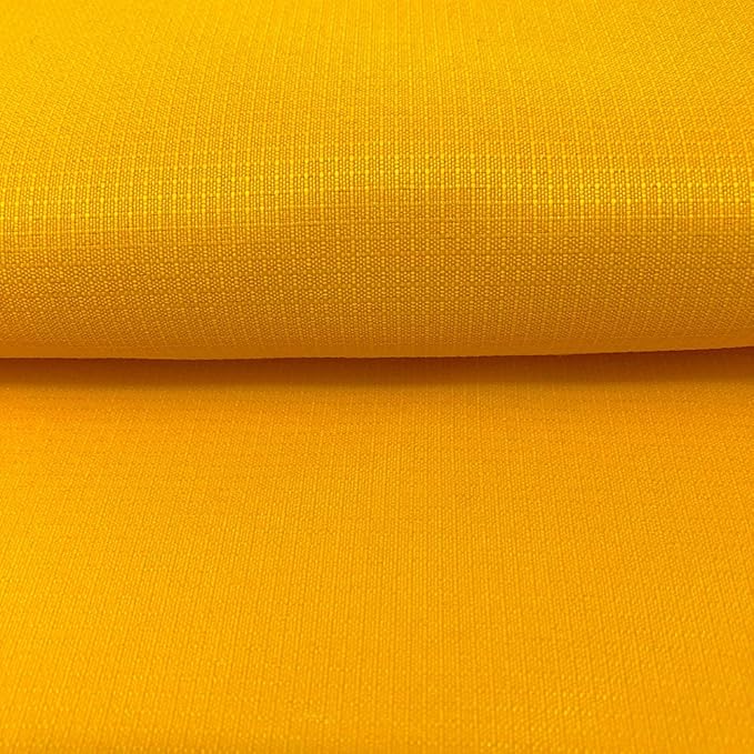 Ottertex® Polyester Ripstop Fabric (DWR) 200 Denier 6.6oz 58/60" Wide Waterproof Tent Water Repellent Dustproof Airtight Inflatable Flag Tarp Cover Excellent Fabric for Kites (Sunflower, 1 Yard)