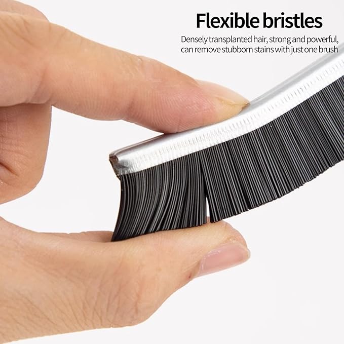 13pcs Household Cleaning Tools 2 in 1 Groove Cleaning Brush Window Track Cleaning Tools Hard Bristle Crevice Cleaning Brush Wire Brushes for Cleaning Rust