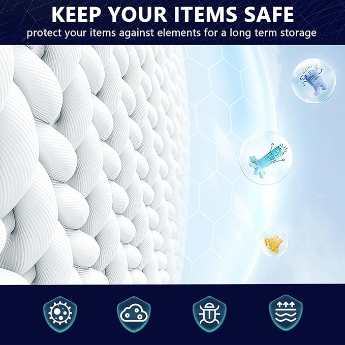 Vacuum Storage Bags for Blankets and Comforters 8 Jumbo Vacuum Seal Bags for Clothing Blankets Bedding with Electric Pump Compression Bag for Travel Luggage Jumbo Space Saver Storage Bag