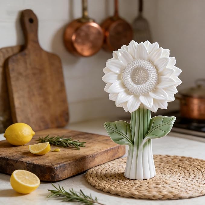 2PCS Sunflower Candle Molds 3D Sunflower Bouquet Mold for Candle Making Mold DIY Handmade Soaps, Candle Gifts,Resin Crafts,Ice Cubes,Chocolate and Home Decorations Valentine's Day Gift