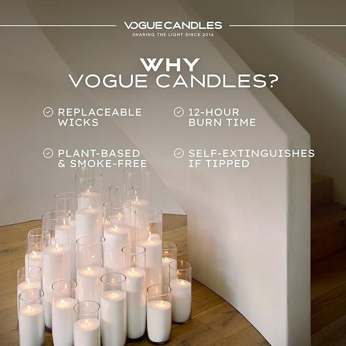 Vogue Candles Red Pearled Candle Sand Wax (5 LB) – Mother’s Day Candle Kit with 50 Cotton Wicks for DIY Home Lighting – Plant-Based & Reusable Wax Granules Refill for Clean Burning & Custom Vessels