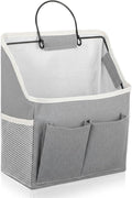 Wall Hanging Storage Bag Cotton Linen Hanging Storage Basket with Pockets Over the Door Organizer Wall File Organizers Desktop Organizer Basket For Kitchen Bedroom Bathroom Office Camper