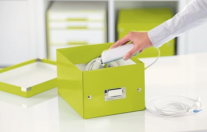Leitz CD Storage Box, Green, Click and Store Range, 60410064