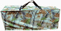 Outdoor Rectangular Cushion/Cover Storage Bag, Protective Zippered Storage Bags with Handles, 60"X20"X28" Leaf