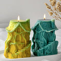 Tree House Molds Home Candle & Resin Mold - Resin Casting Silicone Molds for Home Decor & Candle Making Wave Spiral Mold