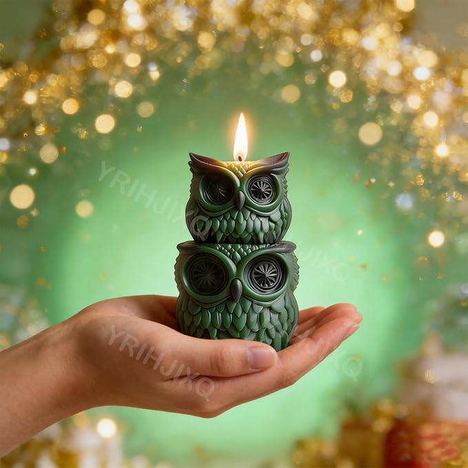 Owl Silicone Mold Candle Mold for Candle Marking Animal Molds for Epoxy Resin Ornament Decor