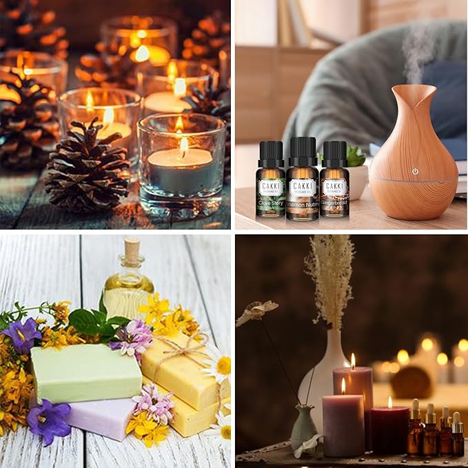 Essential Oils for Diffusers for Home, Scent-November Rain, Single Large Size 50ml, Cakki Fragrance Oils, for Candle Making, for Soap Making, Diffuser Oil Scents