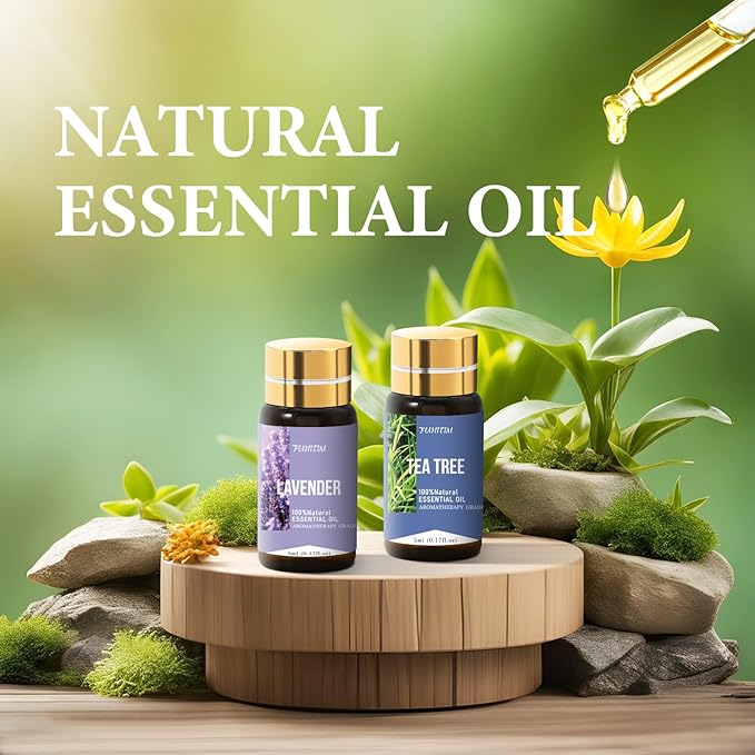 FUHITIM Essential Oil Set, Premium Essential Oils Gift Set for Diffuser, DIY Candle and Soap Making, 42x5 ML (0.17oz)