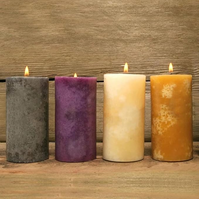 8 Pcs Cylinder Candle Molds, 2.2x3.4 Inch Silicone Candle Molds, Pillar Candles Resin Mould for Candle Making, Soaps, Flower Specimen, DIY Clay Craft