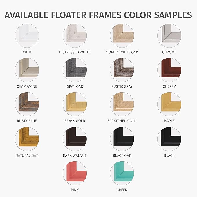 Pixy Canvas Floater Frame 26x28 for 3/4 (0.75) inch Deep Canvas Paintings/Canvas Prints/Wood Canvas Panels/Wall Art/Wall Decor/Home Decor/Artwork (Natural Oak, 26 x 28 inch, Portrait)