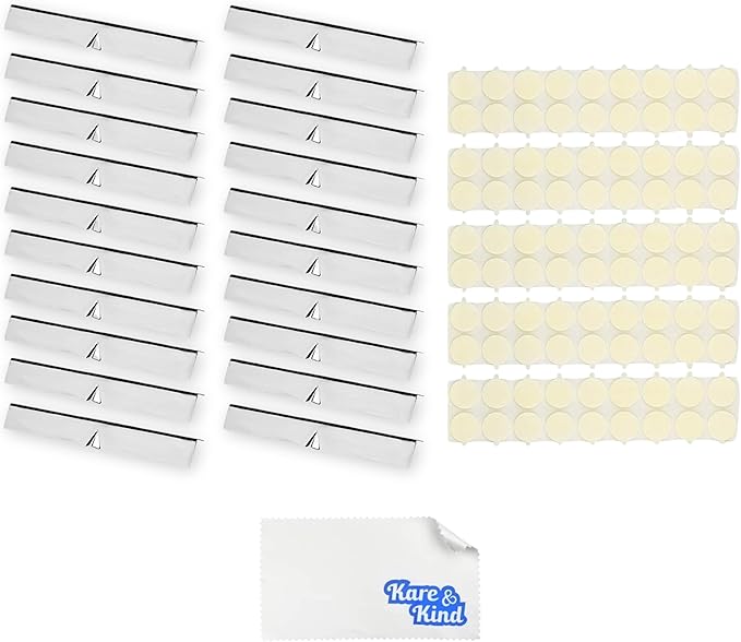 10x Metal Candle Wick Centering Device and 100x Candle Wick Stickers - Candle Wick Stickers for Candle Making - Candle Wick Holders Centering Device - Candle Making Supplies