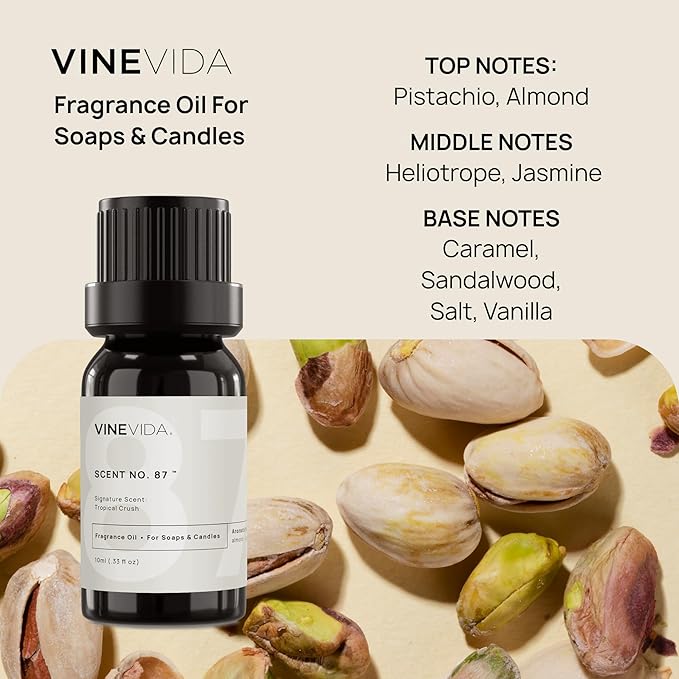 VINEVIDA [10 ml] Tropical Crush; Fragrance Oil for Candle Making and Soap Making - Premium Candle Scents for Soy Candles