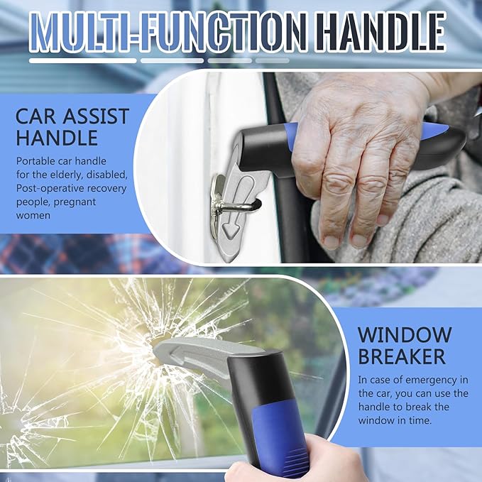 Car Door Handle for Elderly Car Handle Assist Support, Portable Auto Grab Handles for Handicap Seniors