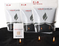 Vogue Candles Black Pearled Candle Sand Wax (5 LB) – Mother’s Day Candle with 150 Cotton Wicks for DIY Home Lighting – Plant-Based & Reusable Wax Granules Refill for Custom Vessels (3 Pack)
