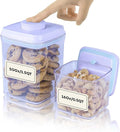 Bop Top Airtight Food Storage Containers with Lid Multi Pack | Kitchen Canister Sets | Air Tight Pantry Container | Pop Top Dry Food Storage Containers for Snacks, Sugar, Flour, Baking, Cereal, Pasta