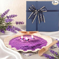 Pearled Scented Candle 2.2 lb Sand Wax Scented Sand Candle Mother's Day Kit for Women Love Gifts with Box 50 Wicks for Mother's Day Wife Couples Mother(Purple,Lavender Scent)