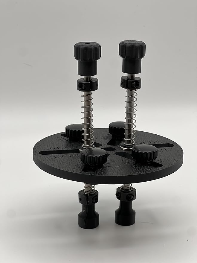 Wick Centering Tool – Adjustable Wick Holder for Candle Making – New and Improved -Heavy-Duty, Fits Most Jars – 1, 2, 3 Wick Options. (2 Wicks)