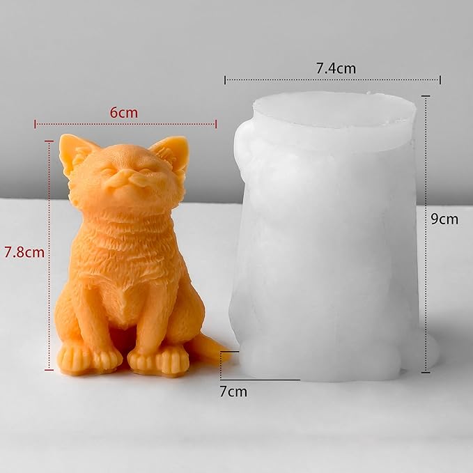 Candle Making Molds Resin Mold - Resin Casting Silicone Molds for Home Decor & Candle Making Wave Spiral Mold