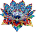5D DIY Diamond Art Painting PVC Flower Candle Holders Tealight/Tea Light/Votive Candle Holder, for Table Centerpiece Home Décor Party Wedding Dinning-Flower04