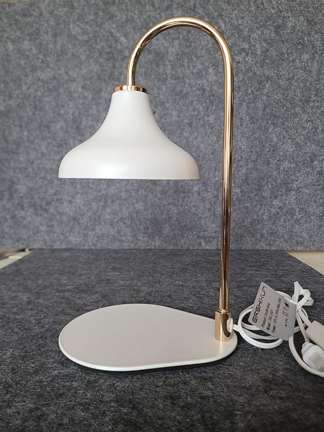 Gifts for Women – White Candle Warmer Lamp with Timer & Dimmer for Scented Jar Candles, Ideal Home Décor Gift for Women, Includes 2 Bulbs