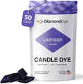 Lavender Candle Dye - Made in The USA - Premium Colorants - Highly Concentrated - Popular Colors for Paraffin or Soy Wax - Great for Professionals or Hobbyist - 50 Dye Chips