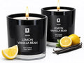Lulu Candles | Lemon & Vanilla Bean | Luxury Scented Soy Jar Candle | Hand Poured in The USA | Highly Scented & Long Lasting (9 Oz. 2 Pack)