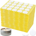 960Pcs Candle Making Wick Stickers, Heat Resistance Double-Sided Wick Stickers with The Little Tail, Adhere Steady in Hot Wax Stickers for Candle Making