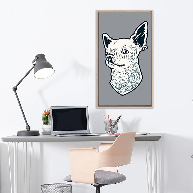 Pixy Canvas Floater Frame 18x20 for 1-1/2 (1.5) inch Deep Canvas Paintings/Canvas Prints/Wood Canvas Panels/Wall Art/Wall Decor/Home Decor/Artwork (Nordic White Oak, 18 x 20 inch, Landscape)