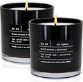 Lulu Candles | Blood Orange & Grapefruit | Luxury Scented Soy Jar Candle | Hand Poured in The USA | Highly Scented & Long Lasting (9 Oz. 2 Pack)