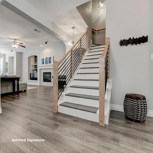 Flooret Luxury Vinyl Plank Flooring Wirebrushed Bestsellers Sample Kit | 6 Pieces of 12" Cut Samples from Real Planks | DIY Click Installation, 40 Mil Wear Layer, Waterproof and Scratch Resistant LVP
