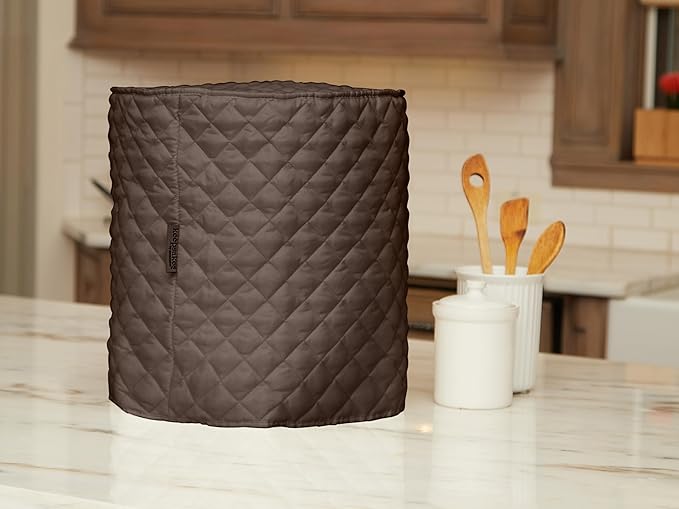 Covermates Keepsakes Slow Cooker Cover – Quilted Electric Appliance Protector for Kitchen Counter Storage – Dust & Stain Resistant – Washable Slip-On Design, Bronze