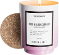 Hidden Label Rose Blackcurrant Soy Candles, 12oz Natural Soy Wax, 75 Hours Long Lasting Clean Burn, Scented Candles Gifts for Women, Valentine's Day, Stress Relief, Meditation, Relaxation