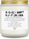 Candle Gifts for Her Him – Long Lasting Clean Burn Candle 9 Oz, Valentine Gifts for Girlfriend Boyfriend, Romantic Anniversary Wedding Birthday Gift for Women Men