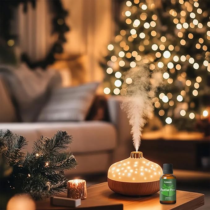 Christmas Fragrance Oils Set, 30ml x 3, Fragrance Oil for Diffuser, Candle Making, Soap Scents | Mother's Day Oil Gift Set, Essential Oils Diffuser Scents