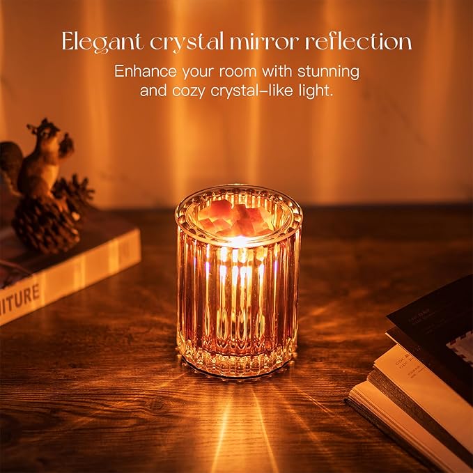 Candeldo Wax Melt Warmer with Timer: Wax Melter for Scented Candle Electric Glass Candle Burner with 2 Light Bulbs Housewarming New Home Decor for Women