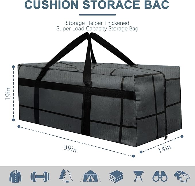 12Pack Extra Large Heavy Duty Moving Bags with Zippers & Reinforced Handles Heavy-Duty Storage Totes – Moving Boxes for Clothes, College Supplies, and Moving – Waterproof & Foldable (Extra Large)