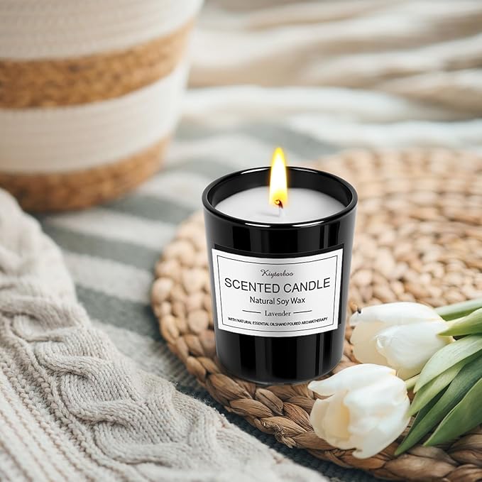 12 Pack Scented Candles Gifts Set for Women and Men, Candles for Home Scented, Natural Soy Wax 180H Long Burning, Aromatherapy Candle Bulk Gift Set for Women Christmas Birthday Thanksgiving Mother