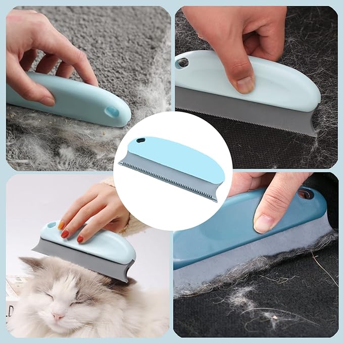 Lint Remover,Lint Roller,Lint Cleaner Pro Fabric Shaver Fuzz Remover Pet Hair Remover for Couch Reusable Dog Hair Carpet Scraper Shaver for Clothes Sweater Woven Coat No More Fluff (Green)