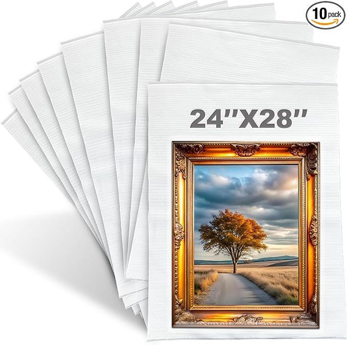 10 Pack 24x28in Cushion Foam Pouches Moving Packaging Supplies Shockproof