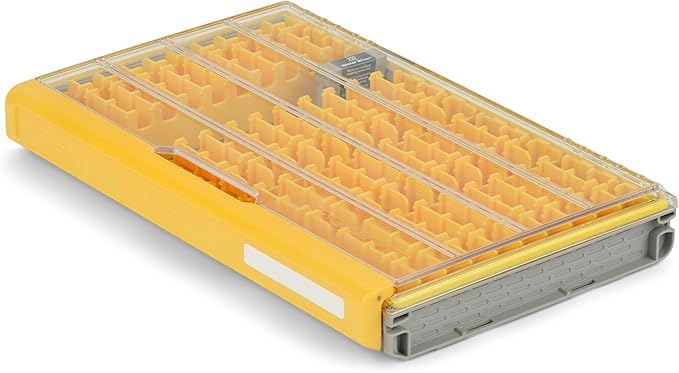 Plano EDGE 3700 Hard Minnow Box, Stores 30-50 Fishing Baits, with Rust-Preventive Rustricor, Dri-Loc Watertight Seal, WaterWick, Transparent DuraView Lid, Storage for Hard Bait and Lures