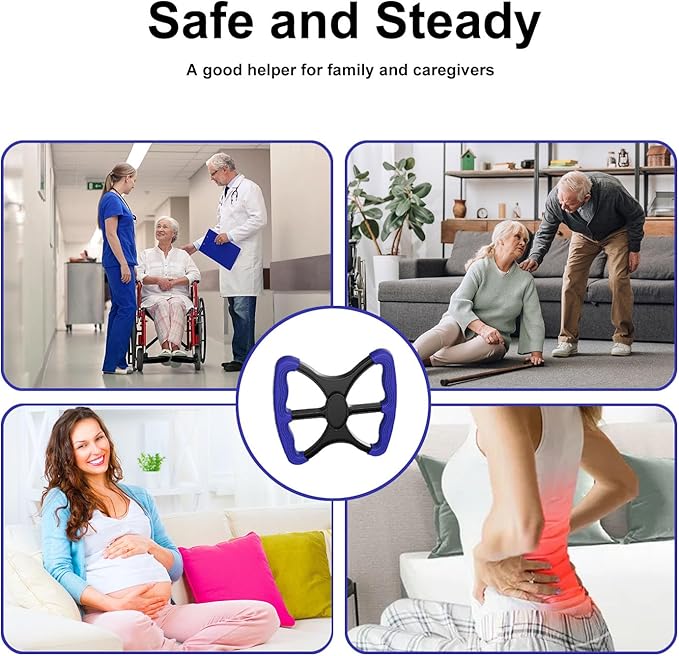 Liberty Lift Assists Standing Aid-Handicap, Portable Lift Aid Bar with No-Slip Grip Handles to Transfer Elderly,Senior,Bariatric,Patient or Disabled Assists Caregiver or Nurse,Supports Gifts for Daily