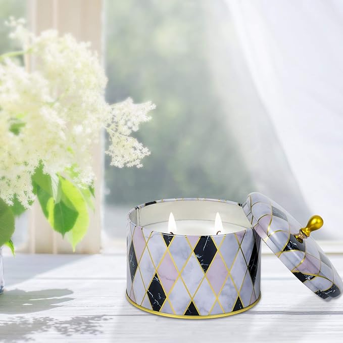 Highly Scented Candles Large 2 Wick Jar Candles Aromatherapy Candles Gift Set