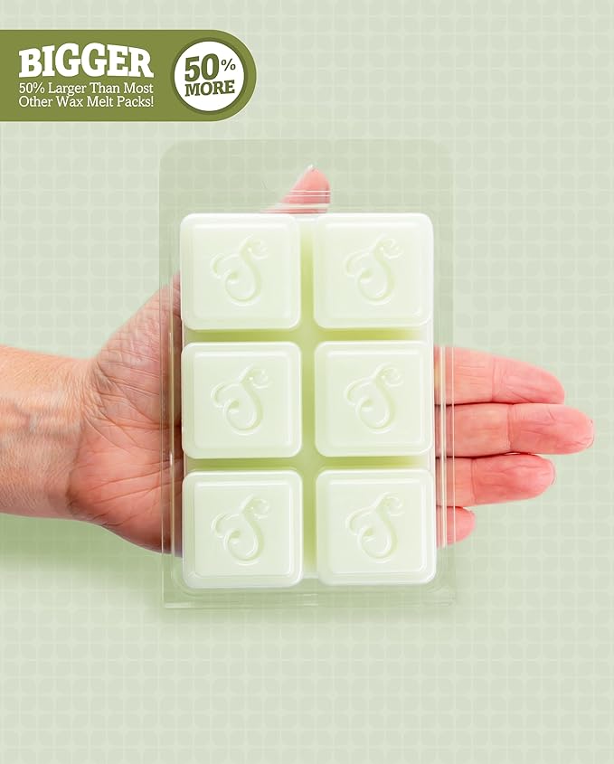 Shortie's Candle Company Fresh & Clean Wax Melts Variety 5 Pack - Formula 117-5 Highly Scented 3 Oz. Bars - Made with Natural & Essential Oils - Fresh & Clean Warmer Wax Cubes