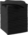 HOMEXCEL Black Microfiber Cleaning Cloths, 20 Pack Cleaning Rags - Lint Free & Scratch-Free Microfiber Towels for Cars, House & Kitchen, Absorbent Cleaning Towels, 11.5 x 11.5 Inch